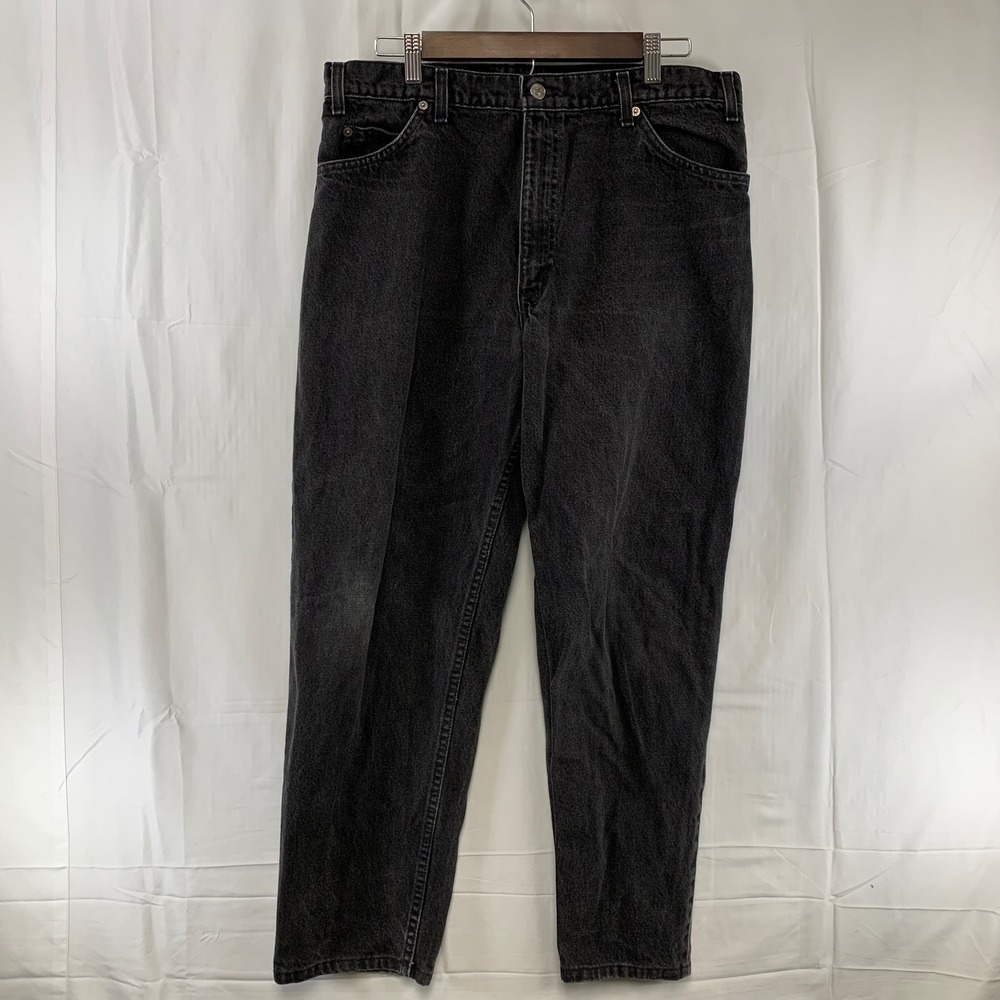 Vintage Levi's 550 Jeans Mens 36x30 Black‎ Relaxed Fit Tapered Leg Made USA 90s